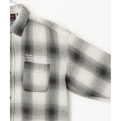 Banksy Check Shirt （ブラック）｜詳細画像