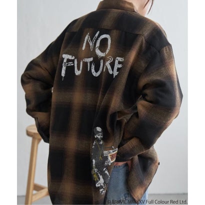Banksy Check Shirt （ブラック）｜詳細画像
