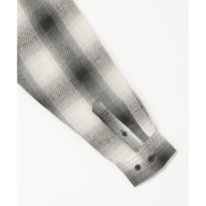 Banksy Check Shirt （ホワイト）｜詳細画像