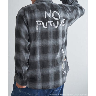 Banksy Check Shirt （ブラウン）｜詳細画像