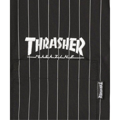 THRASHERストライプシャツ （グレー）｜詳細画像