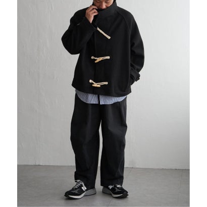 ヴァンス エクスチェンジ VENCE EXCHANGE メルトンショートダッフル （ブラウン）｜詳細画像