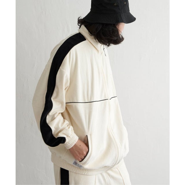 VISION STREET WEAR ヴィジョンストリートウェア ベロアトラックジャケット （オフホワイト）