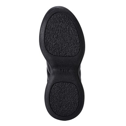 COW LEATHER PUFFER CLEAT TRAINER （Black）｜詳細画像