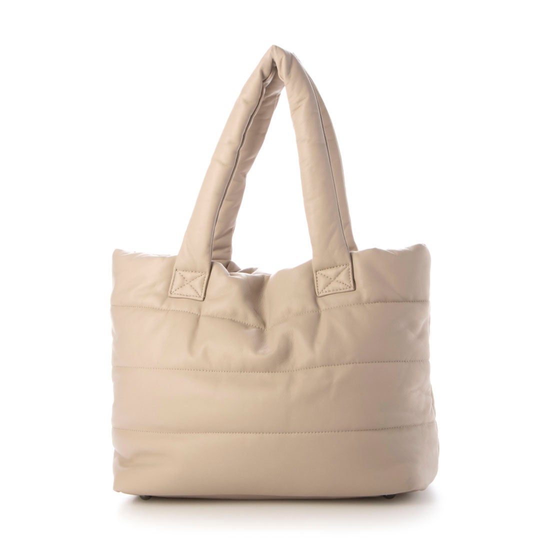 ベスジョーヤ VESGIOIA ラムレザーキルティングトートBAG （ベージュ