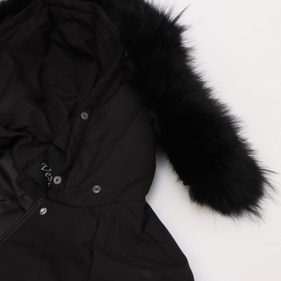 ダウンジャケットラクーンフード （ブラック）｜詳細画像