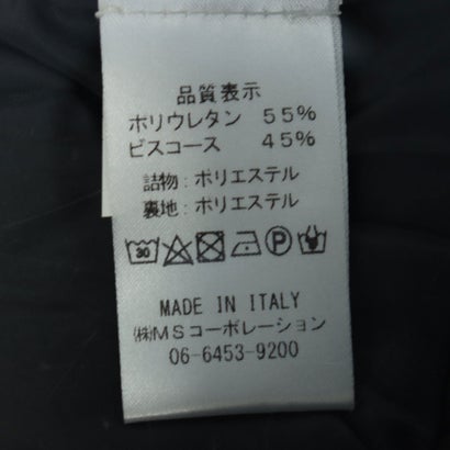 ベスジョーヤ VESGIOIA イタリア製フェイクレザージャケット （ブラック）｜詳細画像