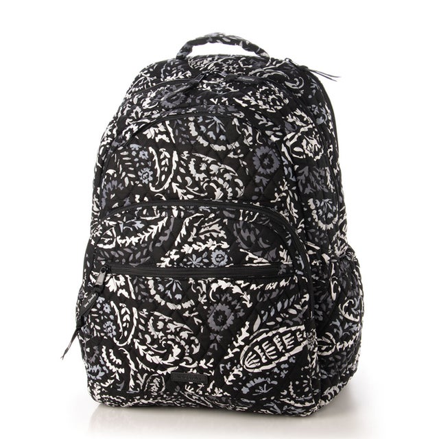 
                    ☆キルティングバックパック - Essential Large Backpack - Paisley Noir （Paisley Noir）
