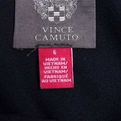 ヴィンスカムート Vince Camuto ヴィンスカムート Vince Camuto シンプルに綺麗ライン、キャップスリーブ長めタイト。 （紺色） （紺色）｜詳細画像