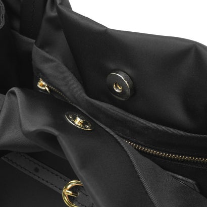 正規品 トートバッグ レディース バッグ トート ブランド 通勤 ナイロン おしゃれ 2WAYトート 大人 A5 ショルダー 日本製 BIANCA ビアンカ ドロスト Mサイズ V-2293（BLACK×BLACK）｜詳細画像