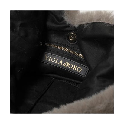 ヴィオラドーロ VIOLAd'ORO VIOLAd'ORO トートバッグ ELMO V-9127 エコファー （MOCHA/グレー）｜詳細画像