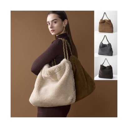 VIOLAd'ORO トートバッグ ELMO エルモ V-8931 （D/BROWN-BLACK）｜詳細画像