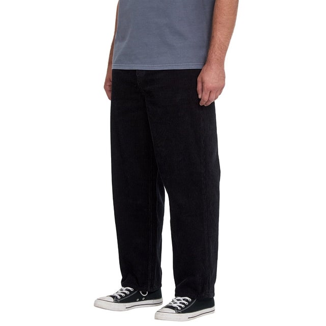ロングパンツ メンズ コーデュロイ テーパード BG052744 （BLK）