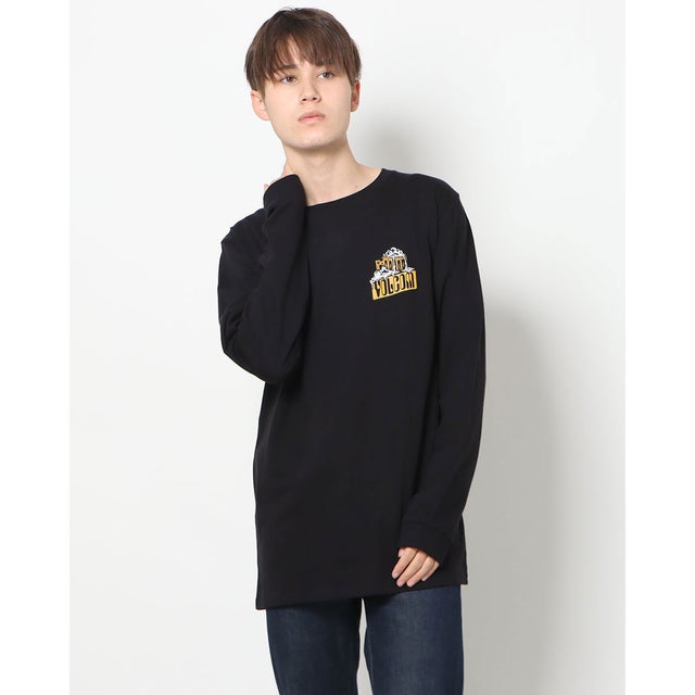 
                    FROTHY DAYS LS TEE （BLK）