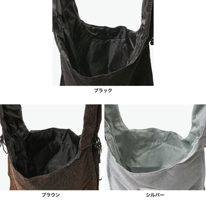 ダブリュピーシー Wpc. トートバッグ メンズ レディース おしゃれ 軽量 大きめ トート メタリック ラメ キラキラ 手持ち 肩掛け 斜め掛け 2WAY A4 ONDOO シャーリングドロストトートバッグ NC004 （シルバー）｜詳細画像