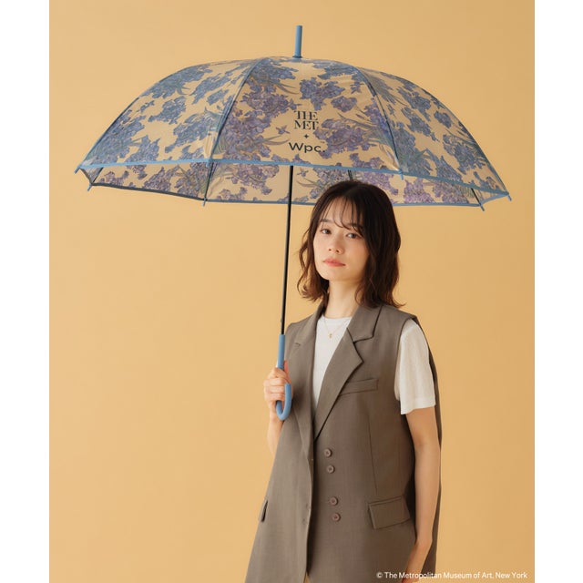 メトロポリタン美術館 ビニール傘 雨傘 長傘 レディース 女性 ジャンプ傘 長く使える 丈夫 通勤 通学 おしゃれ かわいい 彼女 母 母の日 プレゼント ギフト 誕生日 クリスマス プチギフト【Wpc.】 MET (ファン・ゴッホ/アイリス)