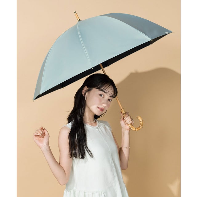 【Wpc.】最強の日傘 UVO（ウーボ）CALM 8本骨 55cm 大きい 完全遮光 遮熱 晴雨兼用 長傘 （ブルー）