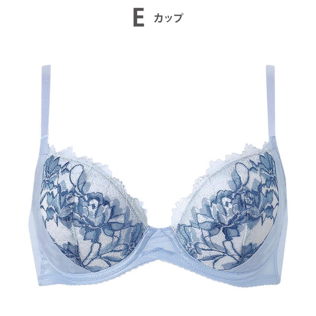 ブラジャー 軽いつけごこち バストシルエットがきれい 脇から背中すっきり （BU）