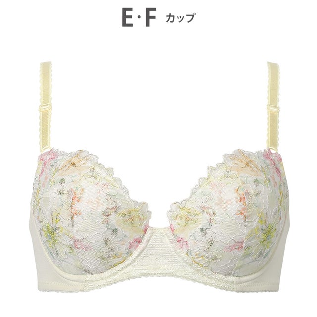 3／4カップブラジャー 【ナチュラルアップブラ】 （YE）