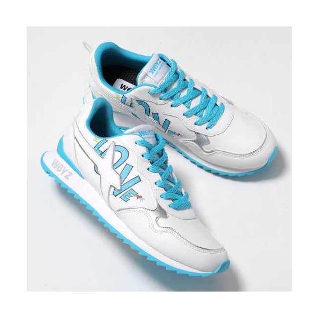 スニーカー JET GRAOHICS-M 2020271.02 （1N65/WHITE-SKY-BLUE）