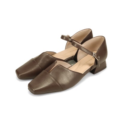 スリットセパレートパンプス/62310 （BROWN）｜詳細画像