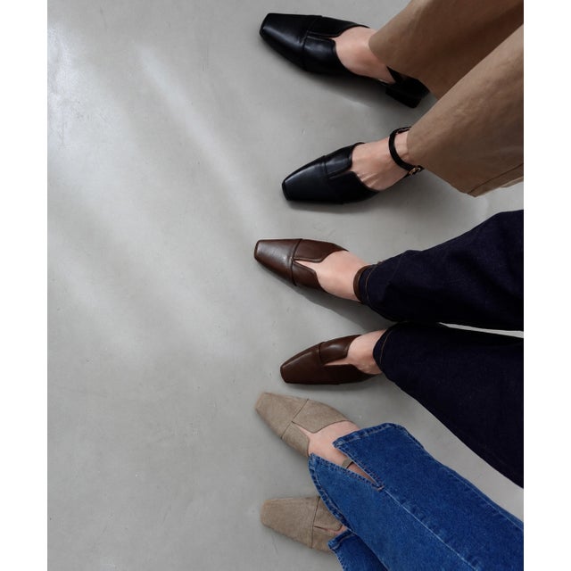 スリットセパレートパンプス/62310 （BROWN）