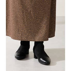 2026秋冬新作つま先切替ラウンドトゥブーツ/62401 （BLACK）