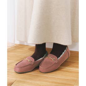 2026秋冬新作ビットモチーフ付きファーモカシン/62318 （PINK）