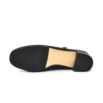 ギンザワシントン 銀座ワシントン ストラップフラットパンプス （ブラック）｜詳細画像