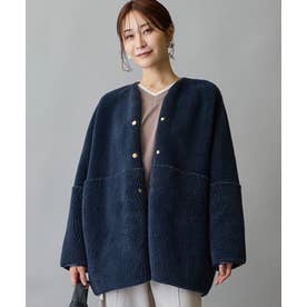 リバーシブルボアコート （67ネイビー）