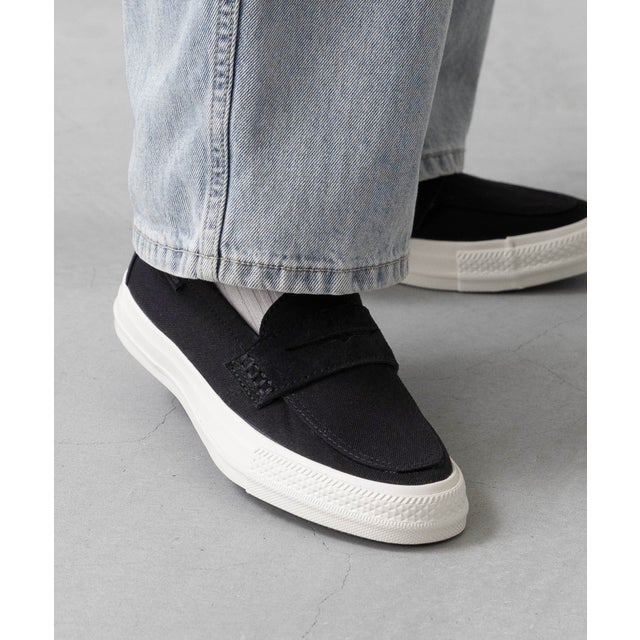 CONVERSE コンバース CXP LOAFER  ラウンドトゥ カジュアルローファー （4020ブラック）