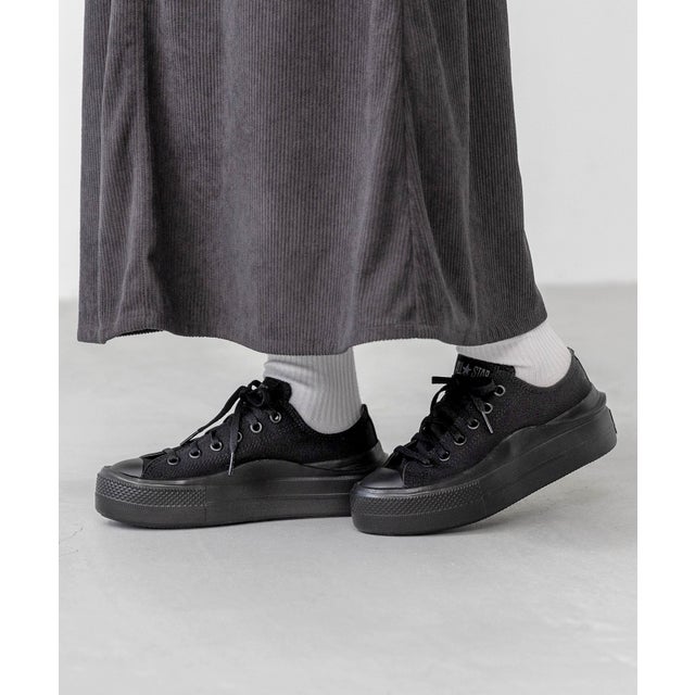 CONVERSE コンバース ALL STAR LIGHT PLTS 2 OX オールスター （4171ブラックモノクローム）