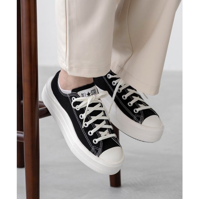CONVERSE コンバース ALL STAR LIGHT PLTS 2 OX オールスター （4020ブラック）