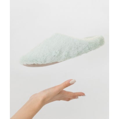 ふわふわ 暖かい 冬用 スリッパ ルームシューズ （9202ナチュラル）｜詳細画像