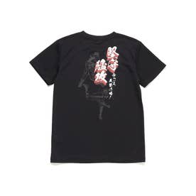 /キッズ/メッセージTシャツJR 堅守猛攻 （ブラック）