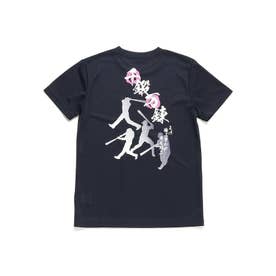 /キッズ/メッセージTシャツJR 千鍛万錬 （ネイビー）