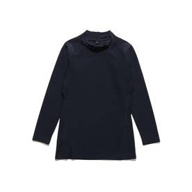 /キッズ/長袖ストレッチアンダーJR ハイネック （ネイビー）