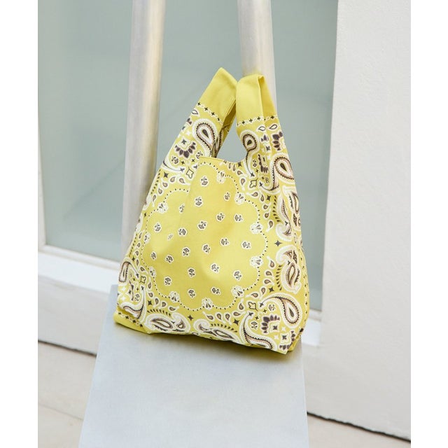 【Hoaw.×Sampoコラボアイテム】バンダナショッパー （yellow）