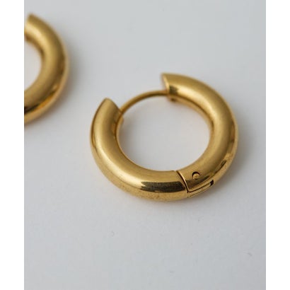 ＜WEB限定＞【THE PAUSE】フープピアス M （gold）｜詳細画像
