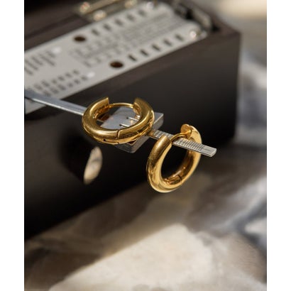 ＜WEB限定＞【THE PAUSE】フープピアス M （silver）｜詳細画像
