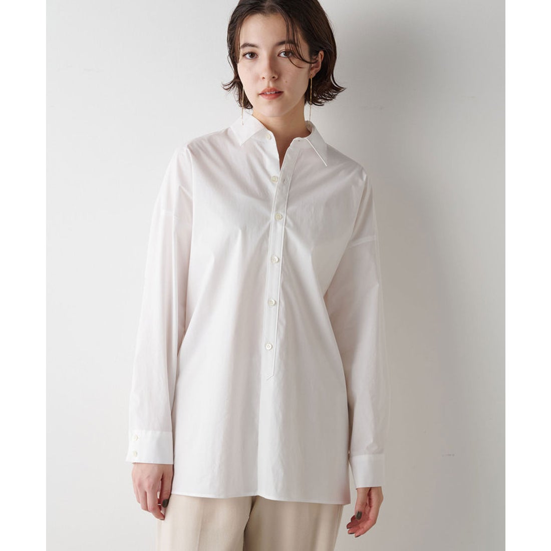 ウィムガゼット Whim Gazette ドルマンシャツ （offwhite