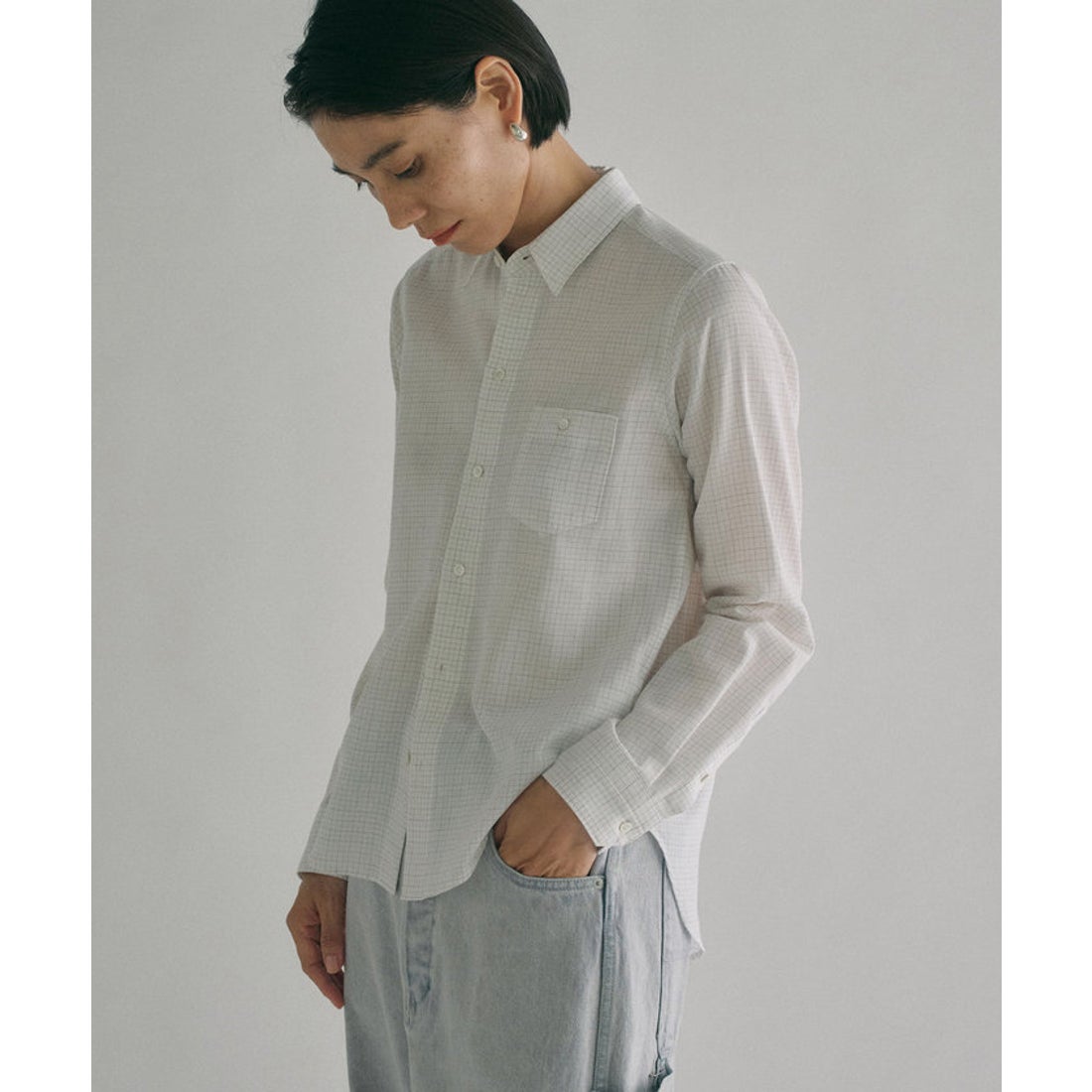 ウィムガゼット Whim Gazette 【GEMINI】シャツ （offwhite