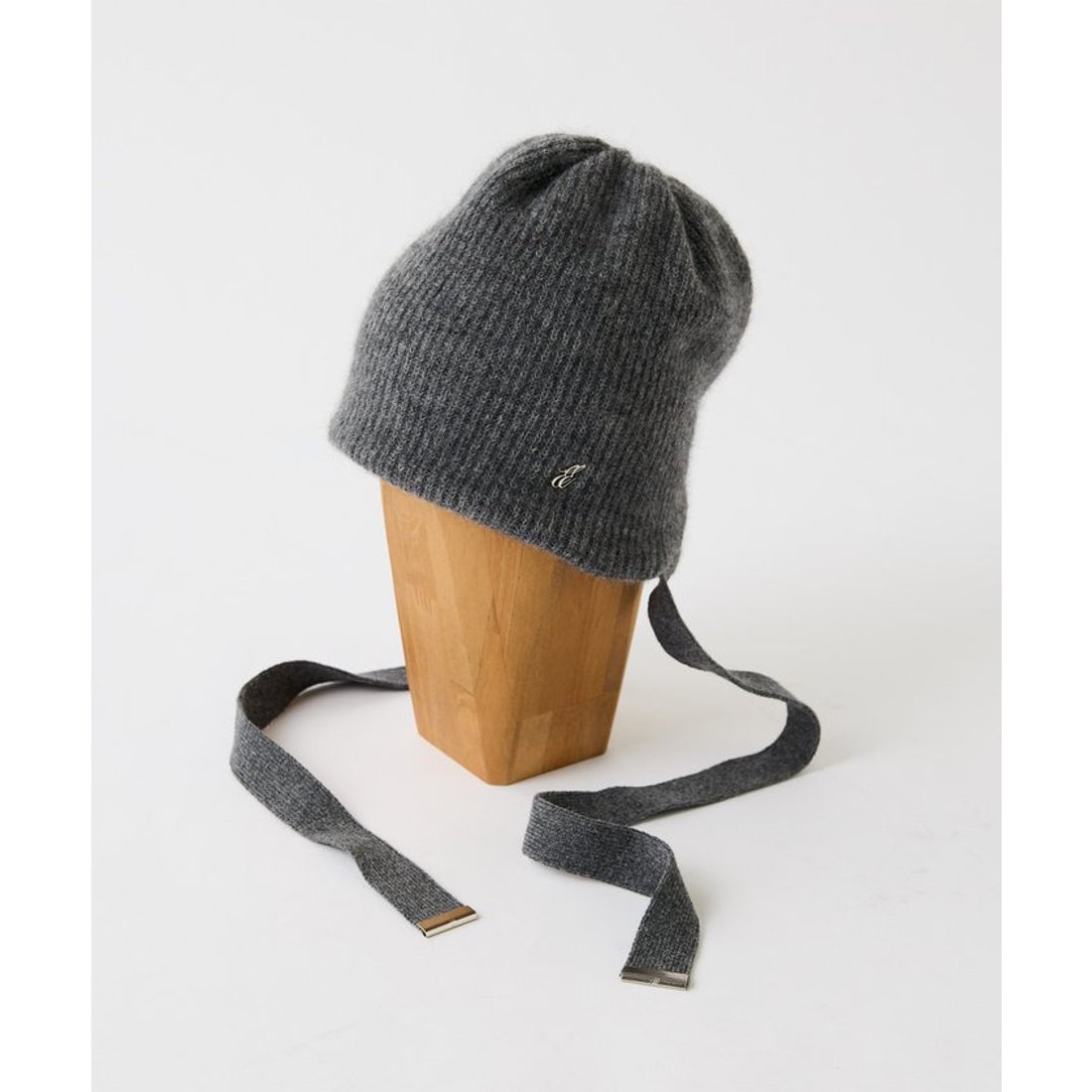 【最終値下げ】ENTWURFEIN/グレー/ニット帽子 ウィムガゼット Whim Gazette 【ENTWURFEIN】WOOL KNIT CAP （white