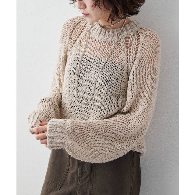 3ゲージプルオーバー （beige）