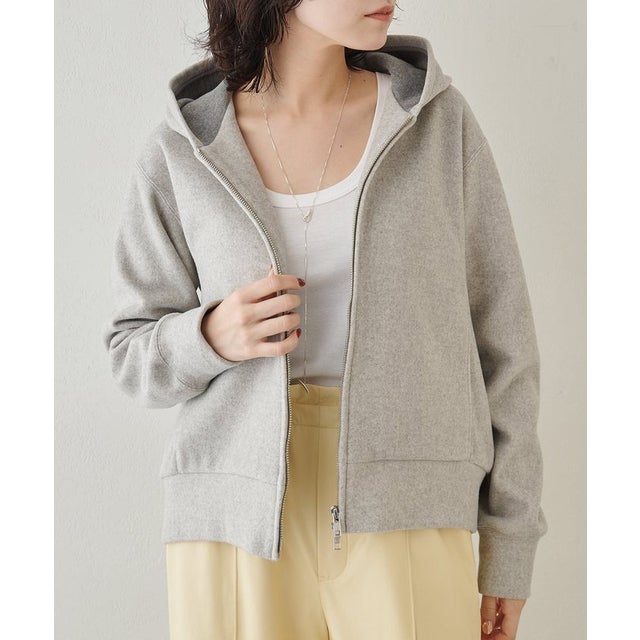 【Drawing Numbers】マイクロシープパーカー （gray）