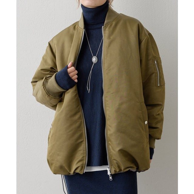 【Drawing Numbers】リバーシブルMA1 （khaki）