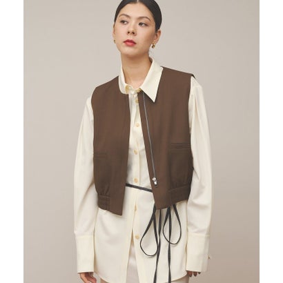 【THE BAAT】Vest （brown）｜詳細画像