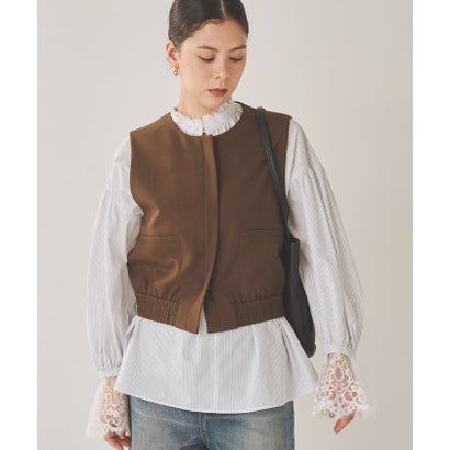 【THE BAAT】Vest （brown）｜詳細画像