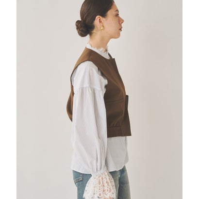 【THE BAAT】Vest （brown）｜詳細画像