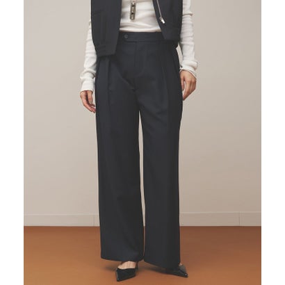 【THE BAAT】Wide trousers （brown）｜詳細画像